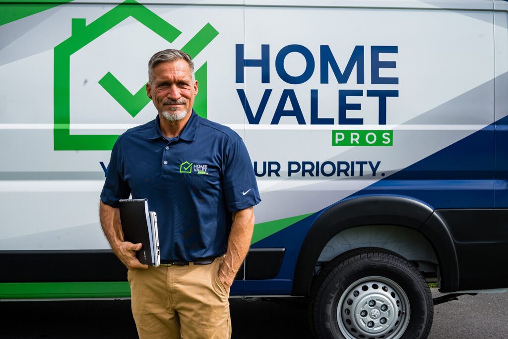 Small Business Marketing - Trades Company Man Visiting a home customer