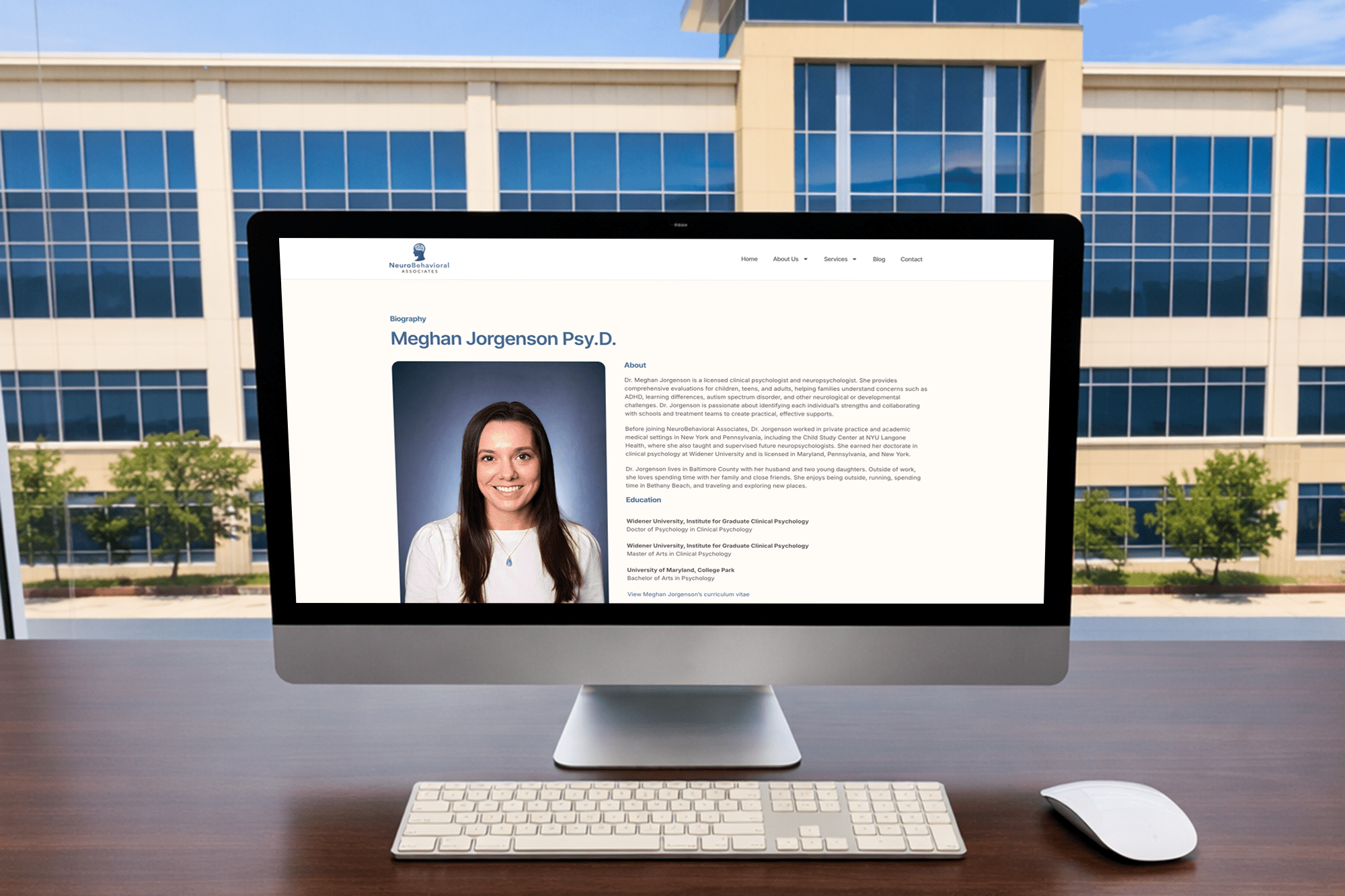 Healthcare Website Design Image