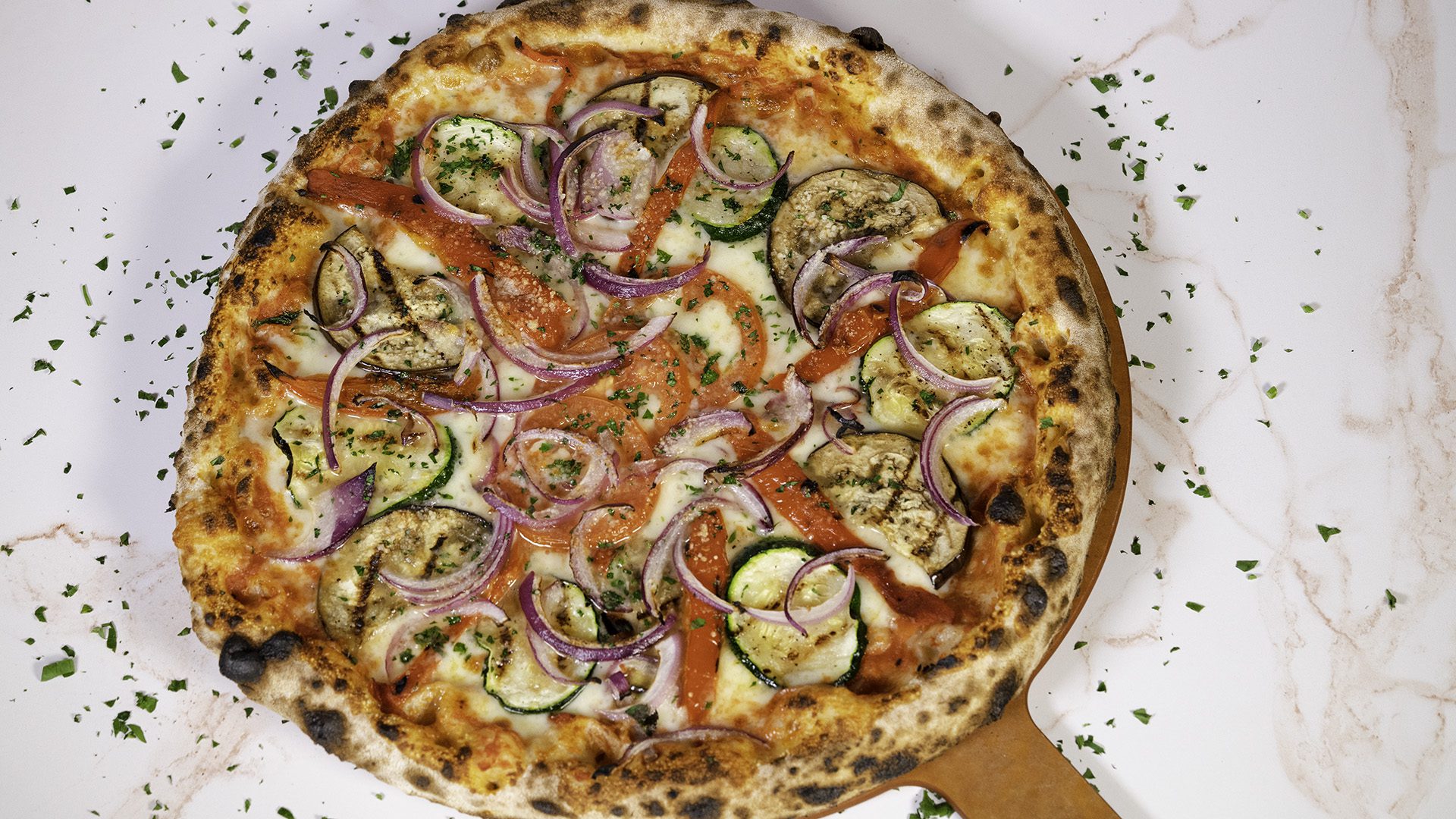Veggie Pizza - Food Photography Shoot