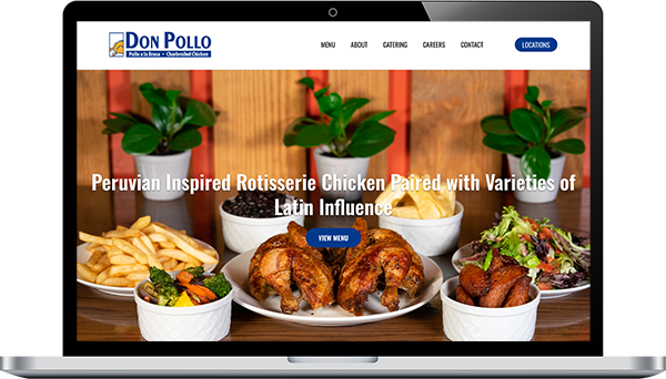 Pollo Chicken Website Example