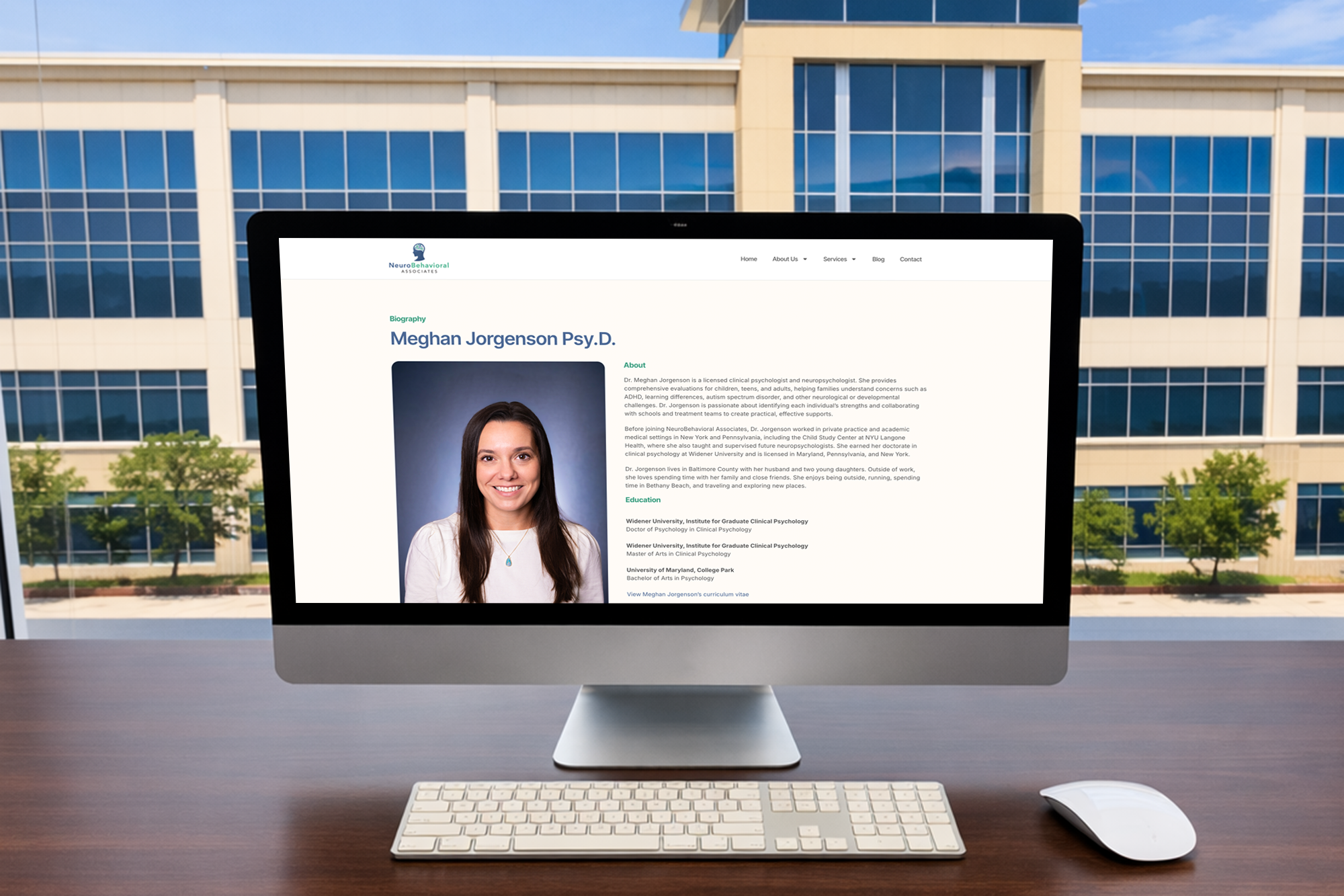 Healthcare Website Design Image