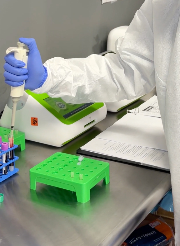 Testing Samples With Lab Tool