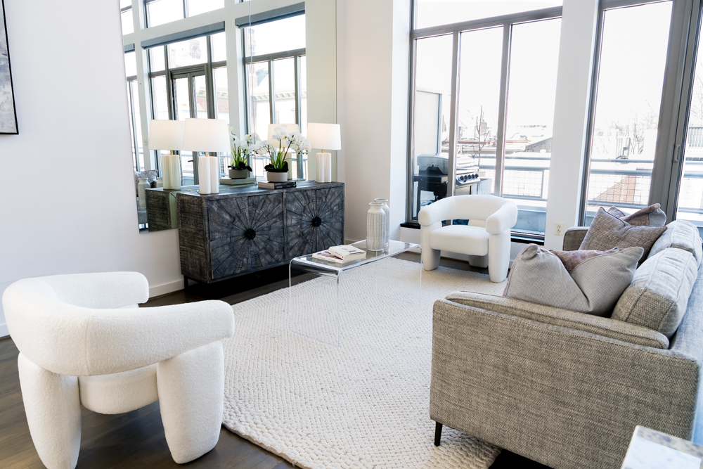 Luxury Apartment Living Room View