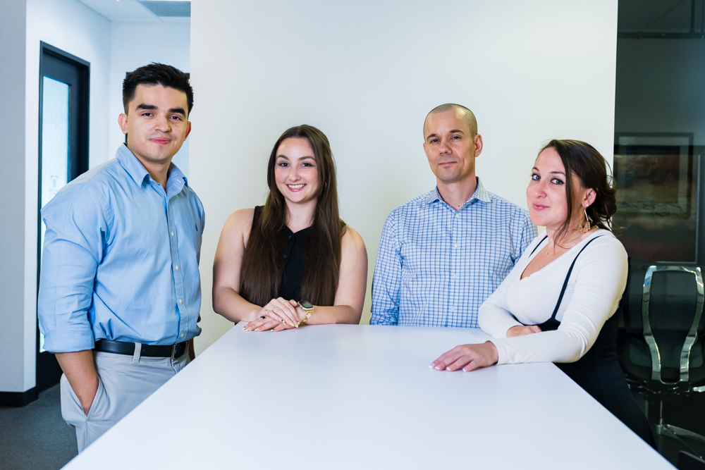 Marketing Team Picture Of Two Women and Two Men